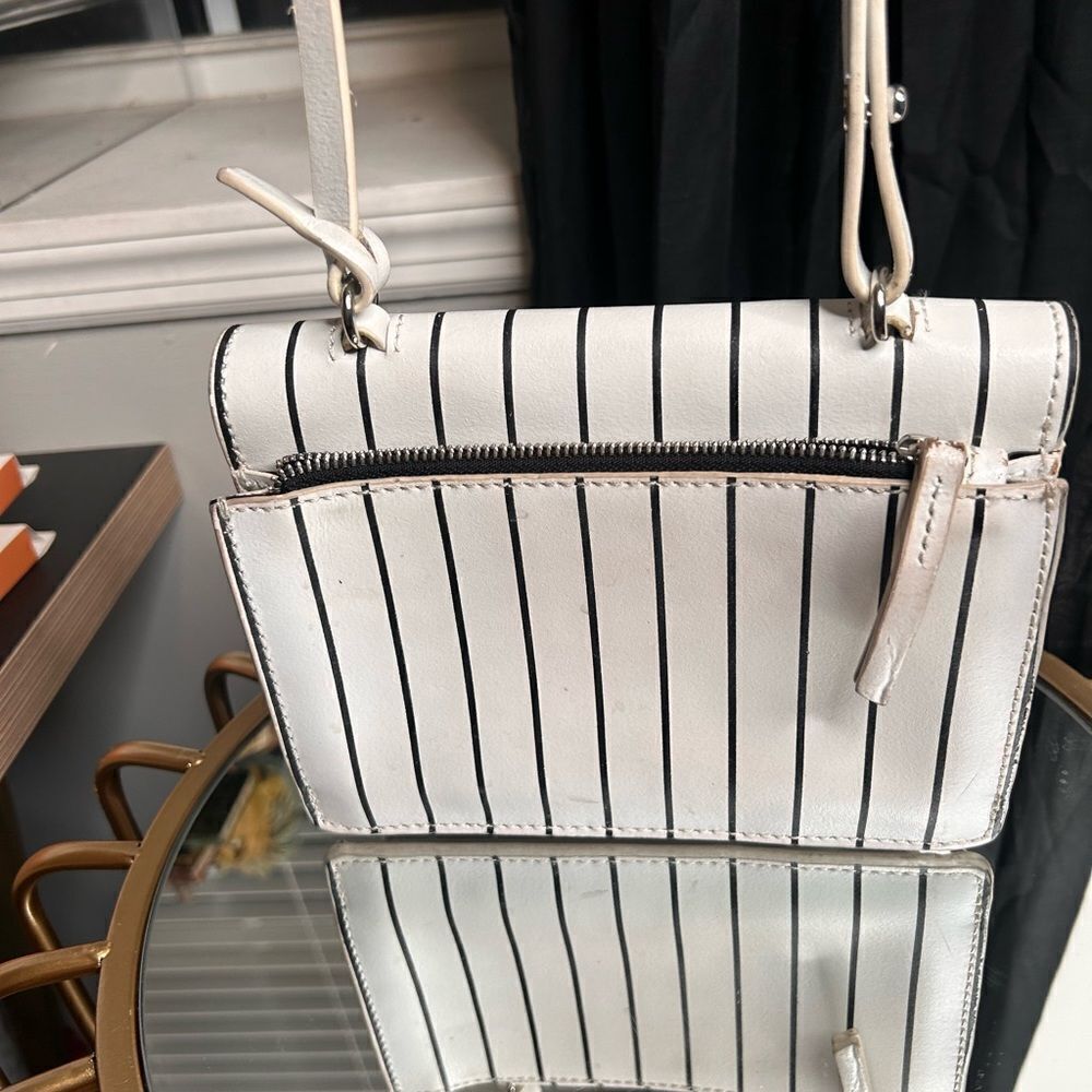 Zara Striped Crossbody Bag - Picture 3 of 7